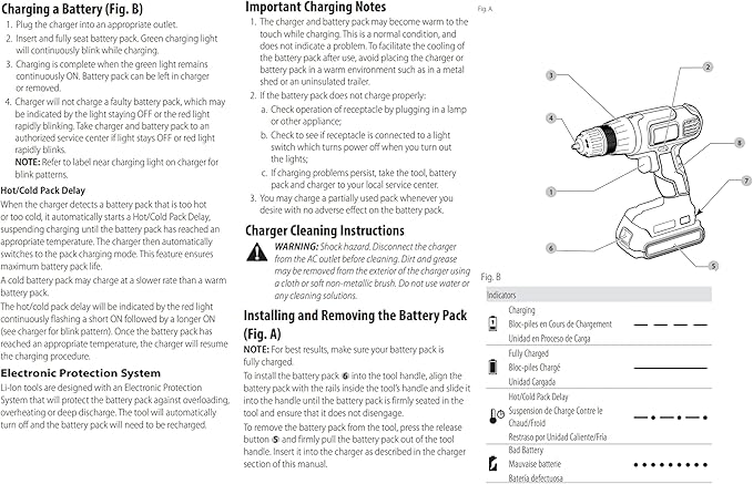 BLACK+DECKER 20V MAX Drill & Home Tool Kit, 34 Piece (BDCD120VA), Orange