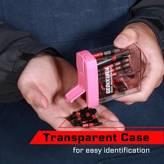 129 Pcs Impact Screwdriver Bits Set Phillips/Square/Torx with Impact Bit Holder and Colorful Boxes,Magnetic S2 Steel Multi Driver Bits Set