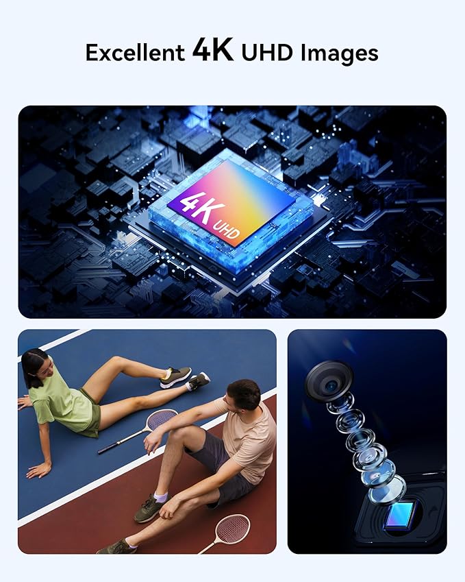 Swann 4K Master Security Camera System, 8pcs PoE Bullet Cameras, 8CH Cat5e Wired NVR System with 2TB HDD, Sensor Spotlights, Color Night Vision, 24/7 Home Surveillance, True Detect, Indoor/Outdoor