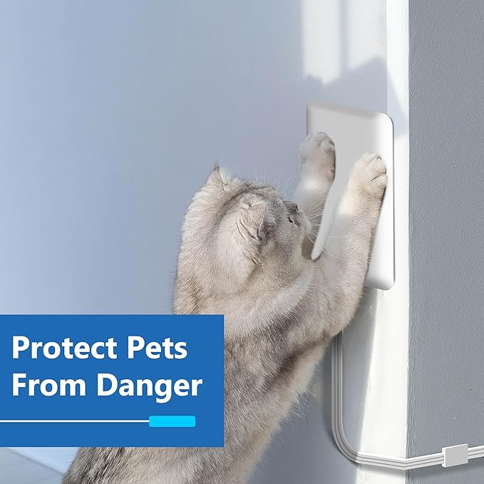 LIDER Outlet Extender with 3 Receptacles, 21W USB Type-A, and 2 USB Type-C, USB Port, Ultra-Thin Wall Plate Plug with Cord Extender, 3-Outlet Power Strip, Flat-Face, ETL-Listed, 3ft Cord, White