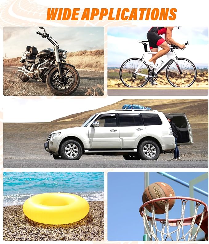 AVID POWER Tire Inflator Portable Air Compressor, 20V Cordless Car Pump w/Rechargeable Li-ion Battery, 12V Car Power Adapter, Digital Pressure Gauge, Tire Air Compressor for Many Inflatables