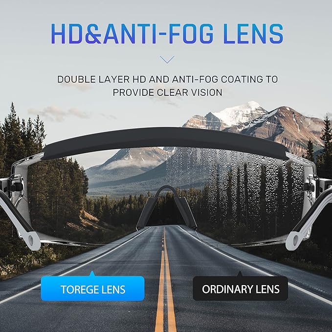 Anti Fog Safety Glasses Safety Goggles Over Glasses Protective Glasses with Anti Scratch Lenses Adjustable
