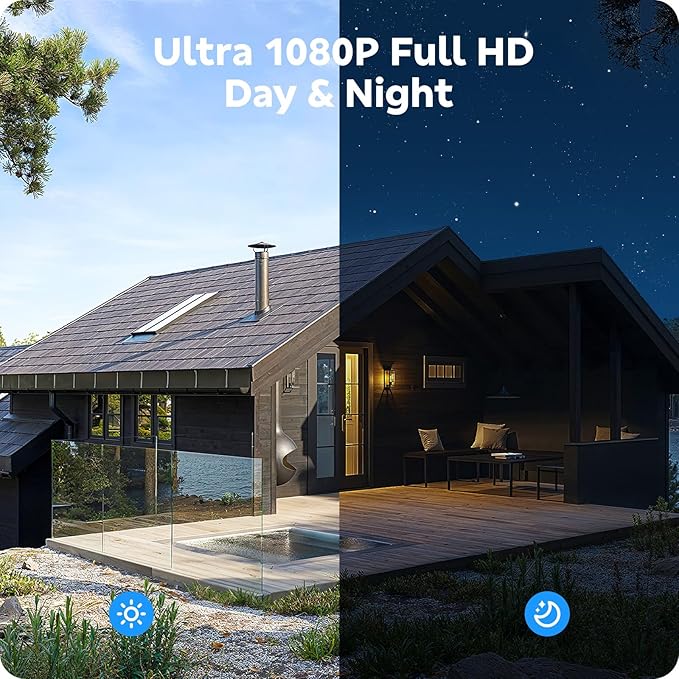 CAMCAMP Wireless Security Camera System, Expandable 16CH 4K NVR, 8PC PTZ WiFi Cameras for Home Security, Auto Human Tracking, 2 Way Audio, Smart Night Vision, AC-Powered, CCTV Surveillance Kit(8)