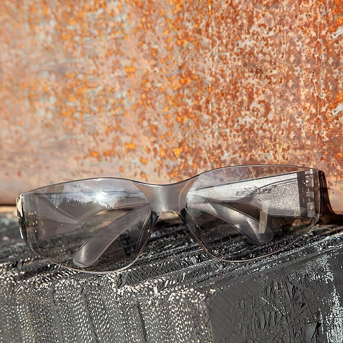 BISON LIFE Keystone Color Lens Safety Glasses | Anti Scratch | Impact Resistance | ANSI Z87.1 Standard | UV 400 Protection