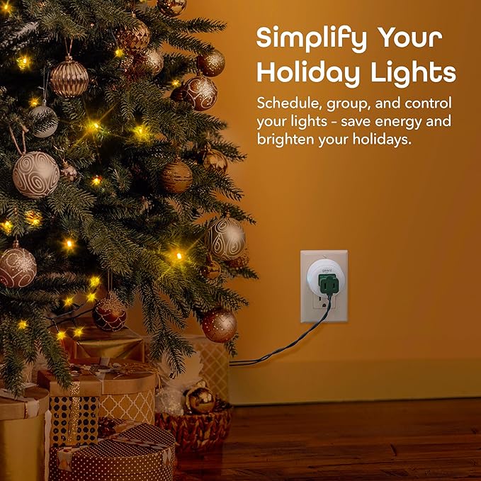 Geeni Dot Smart Plug with 2.4GHz WiFi Connectivity – 1-Pack Compact, Fire-Resistant Smart Outlet Plugs with Schedule & Timer – No Hub Needed, Supports Alexa & Google