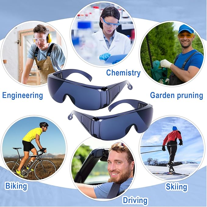 Kanayu Safety Glasses Bulk Protective Goggles Anti Fog Scratch Resistant Eyewear