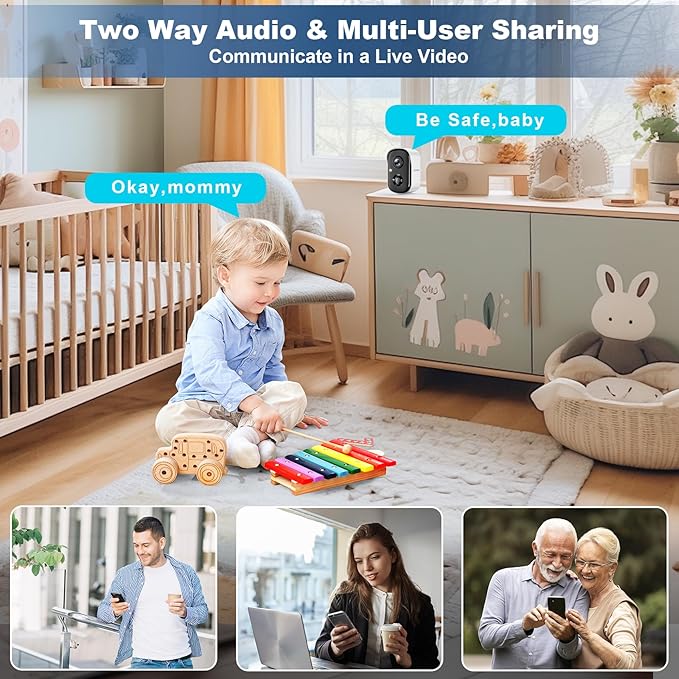 Security Cameras Wireless Outdoor, 2K Battery Powered WiFi Cameras for Home Security with AI Motion Detection, Color Night Vision, Spotlight, Siren, Waterproof, SD/Cloud Storage - 2 Pack