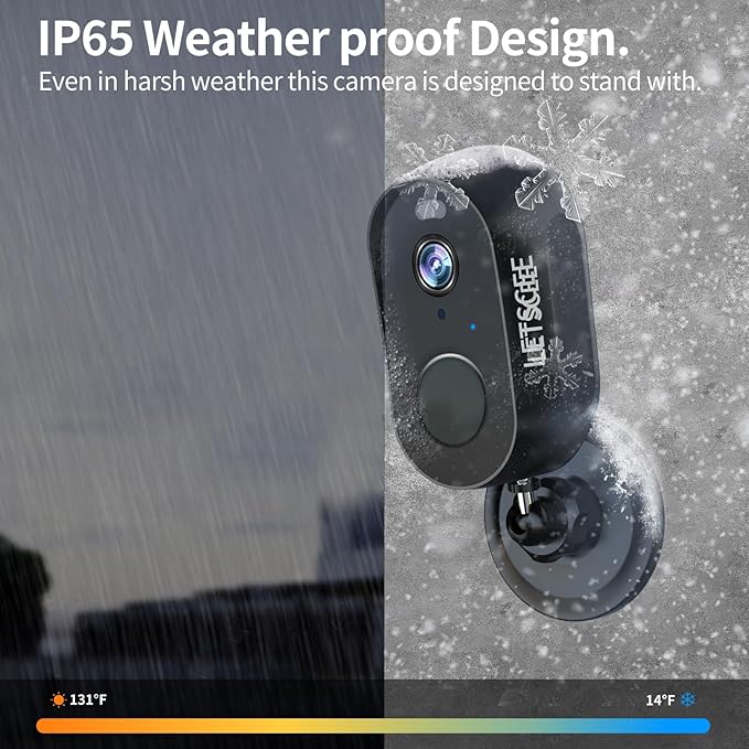 Wireless Battery Cameras Outdoor.Indoor Outdoor Home Security Cameras, with Night Version,Motion Detection,2-Way Audio,Waterproof,Cloud Storage,No Subscription(4 Pack)