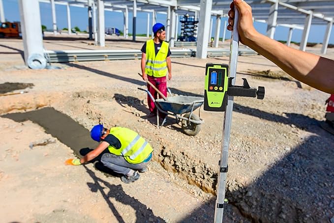 Adir Laser Level Self Leveling - Green Beam Rotary Lazer leveler Tool with Dual Axis Manual Slope, Vertical and Horizontal Alignment, Dustproof and Water Resistant For interior/exterior installations