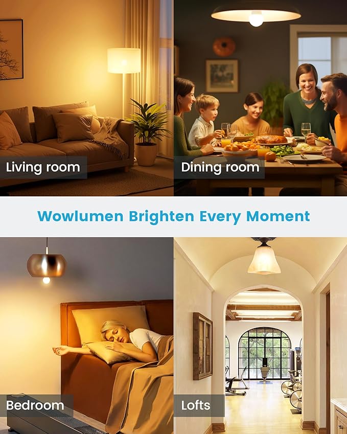 A19 LED Light Bulb,9W E26 Light Bulbs(60 Watt/80 Watt Equivalent),3500K Soft White,Non-Dimmable,800LM Standard Base for Bedroom, Kitchen, Living Room, Office,UL Listed,16 Packs