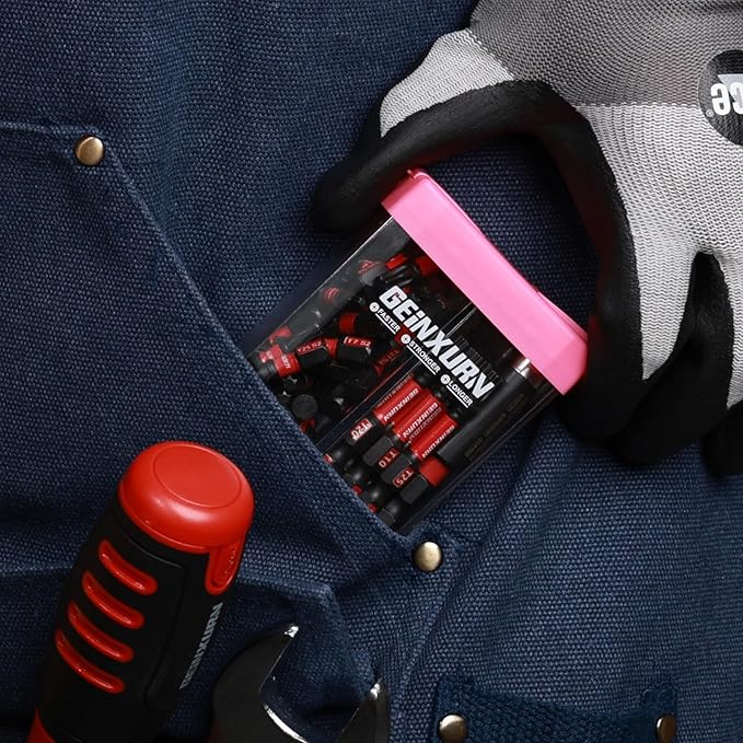 129 Pcs Impact Screwdriver Bits Set Phillips/Square/Torx with Impact Bit Holder and Colorful Boxes,Magnetic S2 Steel Multi Driver Bits Set