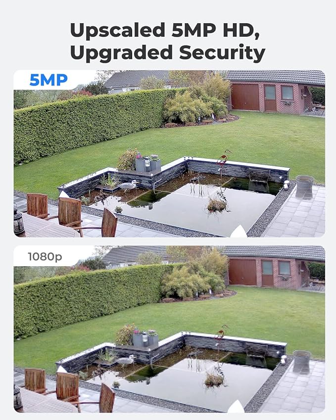 REOLINK Security Camera Outdoor, IP PoE Dome Surveillance Camera, Smart Human/Vehicle Detection, Work with Smart Home, 100ft 5MP HD IR Night Vision, Up to 512GB microSD Card, RLC-520A