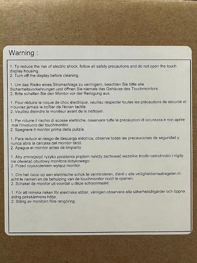 GreenTouch 15.6 Inch Open-Frame Touchscreen LCD Monitor - Capacitive PCAP Touch -1920x1080-16:9-Black and Silver Bezel