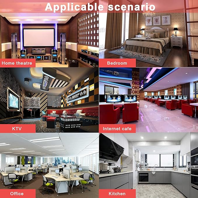 Power Cord Extension Y Splitter - 1 to 2 Way Outlet Adapter NEMA 5-15P 90-Degree Flat Plug to 2 X NEMA 5-15R with SJT 16AWG 3-Prong Cable Wire Extender Space Saver for Home Office Appliance 2-Pack