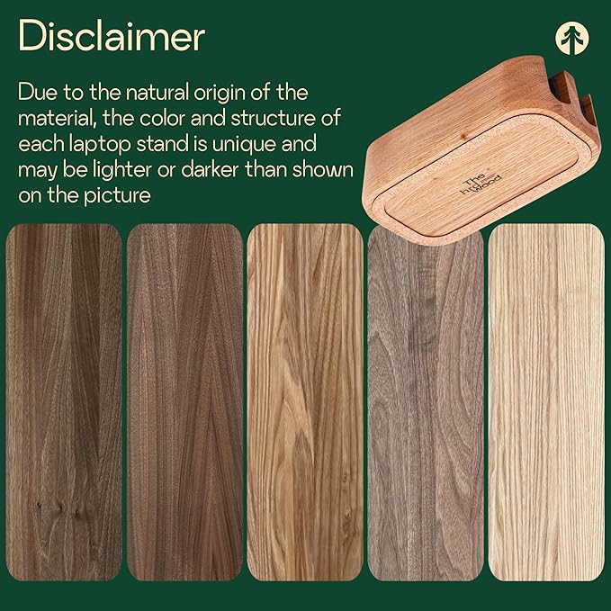 Triple Laptop Stand Vertical Laptop Holder - Vertical Laptop Stand for Desk - Laptop Holder - Handmade of Natural Wood (Triple Walnut)