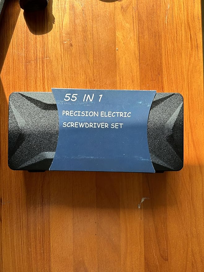 3.7V Electric Screwdriver Rechargeable, 55 in 1 Mini Precision Screwdriver Set, 48 Magnetic Bits, 3 Torque Settings, Small Electric Screwdriver Repair Tool Kit for PC RC Electronics