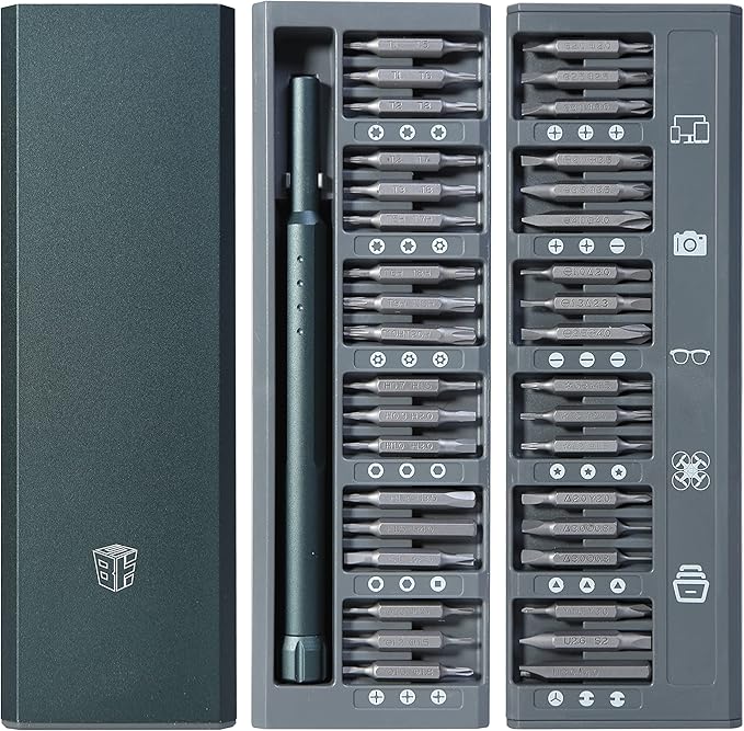 BES 72 in 1 Precision Screwdriver Set,Mini Screwdriver Set,Repair Tool Kit with Case Screwdriver Set for Computer, Laptop, Xbox, Macbook