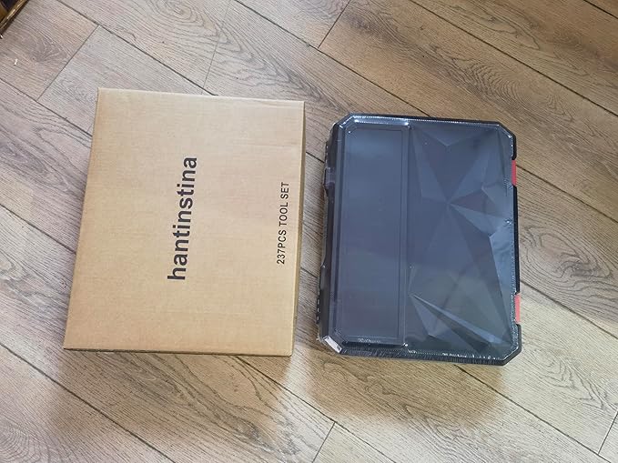 Hand tools, 237 Piece Tools Set, socket wrenches Professional Grade All-in-One Tool Kit for dorm with Plastic Toolbox-Perfect Idea as a Gift for College, General Household Hand Repair Set