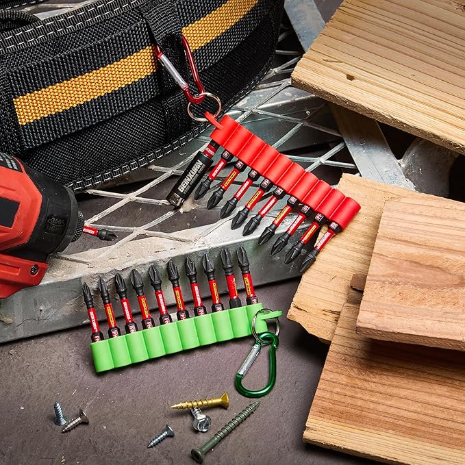 Impact Phillips Screwdriver Bits Set,20 Pieces 2”Magnetic(PH1/PH2/PH3) S2 Steel Multi Cross Driver Bits and 1 Pc Bit Holder with Soft Hanging Strips