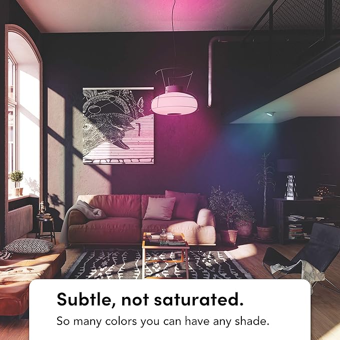 LIFX Color A19 800 lumens, Billions of Colors and Whites, Wi-Fi Smart LED Light Bulb, No Bridge Required, Works with Alexa, Hey Google, HomeKit and Siri (2-Pack)