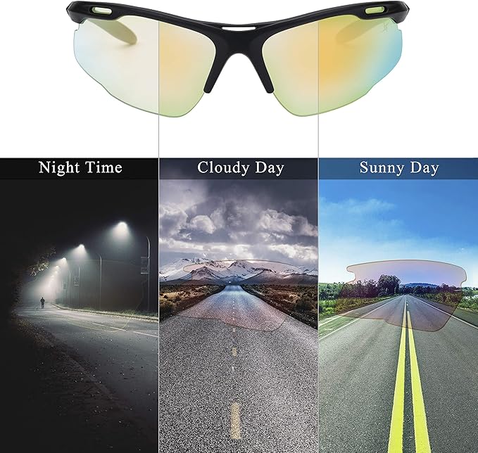 X Power Photochromic Lenses Safety ANSI Z87+ Impact Resistant Polycarbonate Lens & Frame
