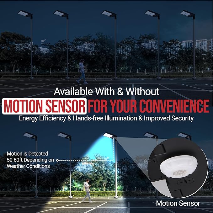 RuggedGrade 300 Watt - NextGen IV Series LED Parking Lot Lights with Photocell - 42,000 Lumen - 5000K - Arm Mount - Black