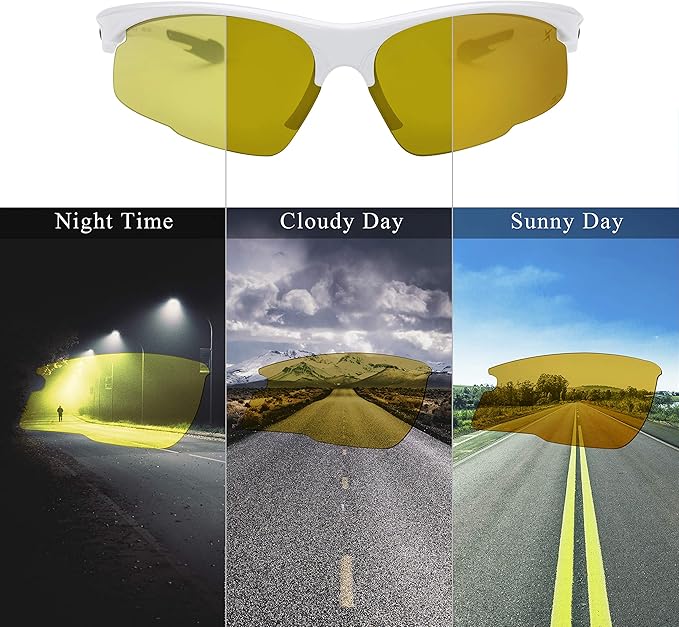X Power Photochromic Lenses Safety ANSI Z87+ Impact Resistant Polycarbonate Lens & Frame