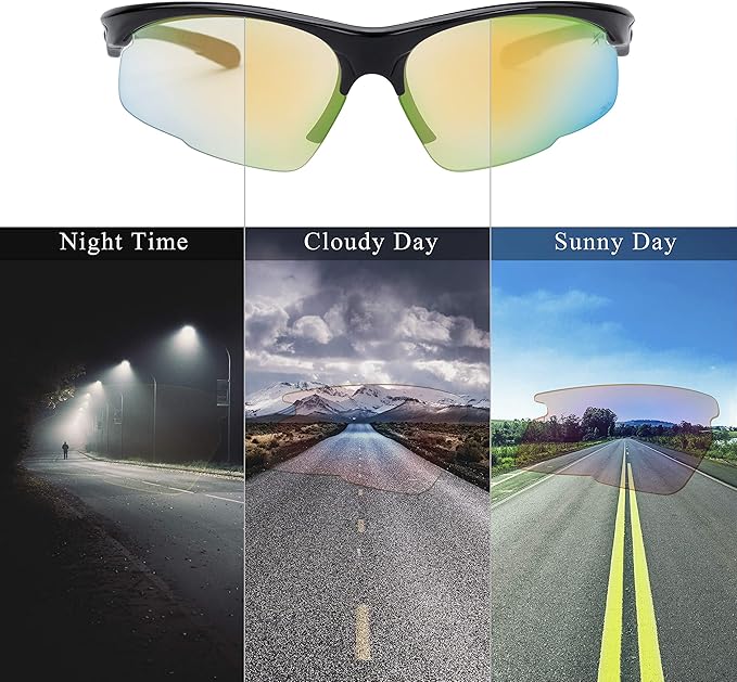X Power Photochromic Lenses Safety ANSI Z87+ Impact Resistant Polycarbonate Lens & Frame