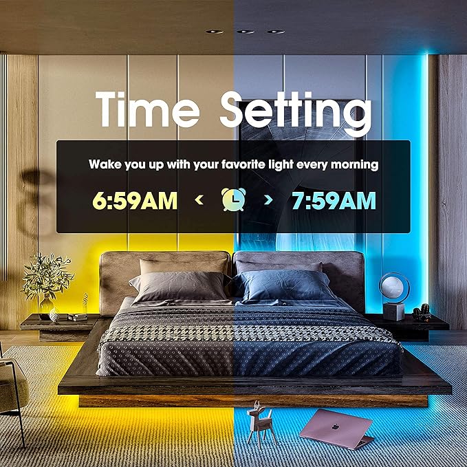 GIDERWEL Smart ZigBee 32.8ft RGB LED Strip Lights Dimmable Kit with ZigBee 3.0 Controller Work with ZigBee Hub Bridge Echo Plus for APP/Voice Control Ambiance Lighting Alexa LED Strips
