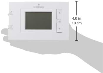 Emerson 1F83C-11NP Conventional (1H/1C) Non-Programmable Thermostat, White