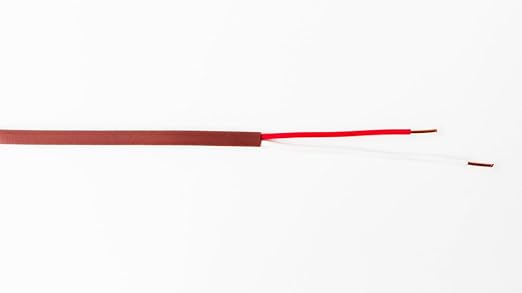 Thermostat Wire, Solid Copper Wire, 18 Gauge Conductor, ETL Listed CL2 Power Limited Circuit Cable for Indoor/Outdoor Low Voltage Applications Use,Brown (18/2, 50ft)