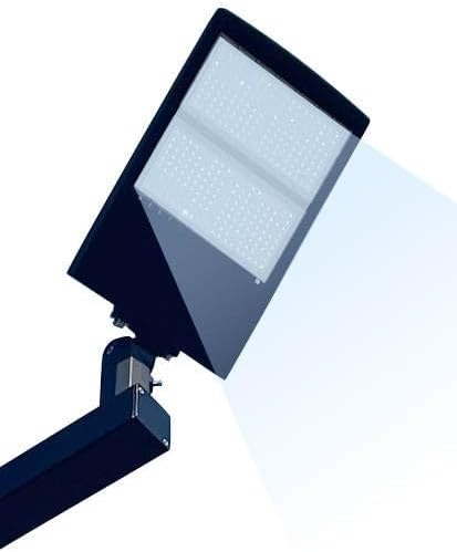 60 Degree Sports Light - 42,000 Lumen - 300 watt NextGen III LED Lights - Power Adjustable- Narrow Beam Spot Light for Long Distance - with Photocell - 5000K