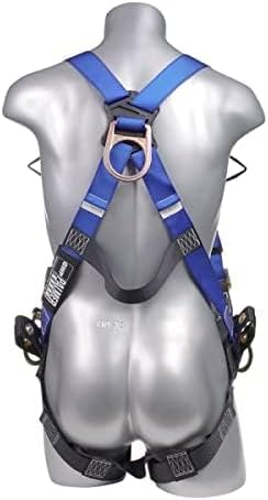 Palmer Safety Construction Harness 5 Point Adjustment, Back D-Ring, Grommet Legs, Multiple Styles I OSHA ANSI Compliant