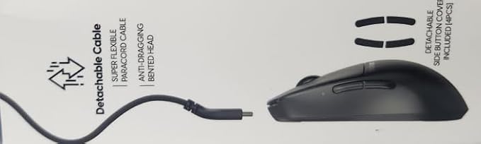 Pulsar Gaming Gears X2A Wired Gaming Mouse, Ultra Lightweight, Optical Switch, 26000 DPI, Motion Sync, PAW3395 Sensor (Medium, Wired, Black)