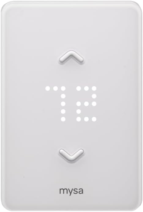 Mysa Smart Thermostat LITE for Electric Baseboard Heaters 240V | DIY Install | Use w/HomeKit, Alexa, Google Home | Wi-Fi Programmable | Remote Control with Free App (2024)