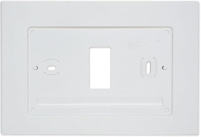 Emerson Sensi Wi-Fi Smart Thermostat for Smart Home, DIY, Compatible with Alexa, Energy Star Certified, ST55 & F61-2663 Wall Plate for Sensi Wi-Fi Programmable Thermostat, White