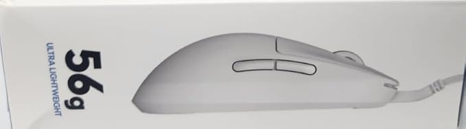 Pulsar Gaming Gears X2A Wired Gaming Mouse, Ultra Lightweight, Optical Switch, 26000 DPI, Motion Sync, PAW3395 Sensor (Medium, Wired, White)