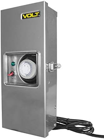 VOLT 12V Brass Bronze LED Landscape Lighting Kit (8 Spotlights, 4 Path Lights) with 150W Low Voltage Transformer for House, Yard, Outdoor Pathway, Walkway, Garden, Driveway or Patio