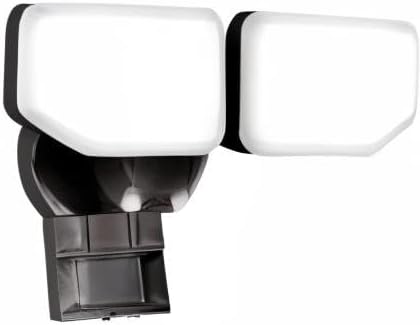 30W LED Security Lights Motion Sensor Light Outdoor, 180 Degree, 2600 LM, 5100 K, ETL Water Resistant, 2 Head Motion Detector Flood Light for Garage, Yard, Porch (Bronze)