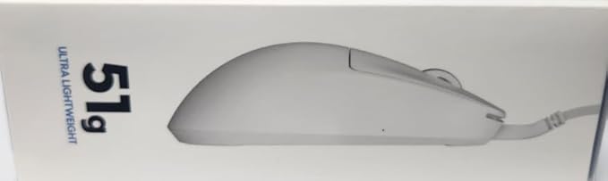 Pulsar Gaming Gears X2 Wired Gaming Mouse, Ultra Lightweight, Optical Switch, 26000 DPI, Motion Sync, PAW3395 Sensor (Medium, Wired, White)