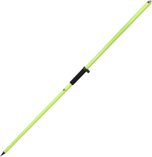 Aluminum GPS Rover Rod – 6.5FT/2M 2-Sections Design GPS Pole for Land Surveying & Engineering – RTK GPS/GNSS Accessory – Includes Level Vial & Carrying Bags (GLS220)