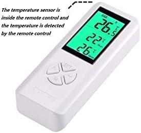 15A Wireless Temperature Controller, Digital Plug-in Thermostat Outlet with Remote Control, Support Heating & Cooling for A/C, Fans, and Heaters White