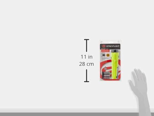 Streamlight 68750 Dualie 3AA 140-Lumen Intrinsically Safe Industrial Flashlight with Spot/Flood and 3 "AA" Alkaline Batteries, Yellow