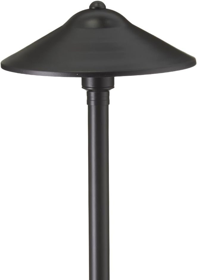 VOLT 12V Black Brass LED Landscape Lighting Kit (8 Spotlights, 4 Path Lights) with 150W Low Voltage Transformer for House, Yard, Outdoor Pathway, Walkway, Garden, Driveway or Patio