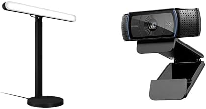 Logitech G Litra Beam Premium LED Gaming Key Light + C920X Pro Webcam Bundle