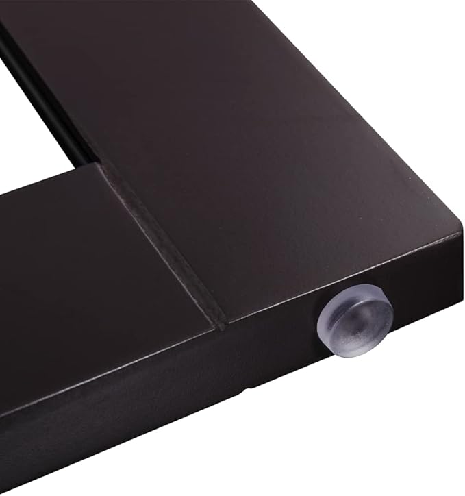 PAWLAND Free Standing Dog Gates for The House Stairs Doorways Indoor Foldable Wooden Small White Puppy Pet Gate Step Over Fence 60" W 24" H 3 Panels Espresso