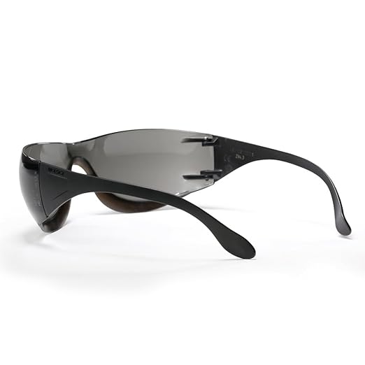 Adapt Moldex Safety Glasses (5001S-1), Smoke Lens with Black Frame, ANSI Z87.1 Certified, Anti-Fog, Scratch & UV Resistant, Unisex PPE Work Eyewear Protection for Men and Women (12-Pack)