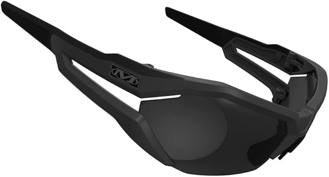 Mechanix Wear: Vision Type-V Safety Glasses with Advanced Anti Fog, Scratch Resistant, Half Framed Protective Eyewear, Lightweight Glasses with Adjustable Arms and Nose (Smoke Lens)