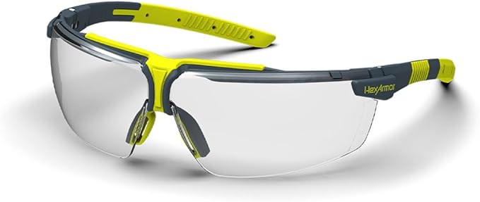 HexArmor VS300 Safety Glasses with Adjustable Side Arms Z87+ for Men and Women