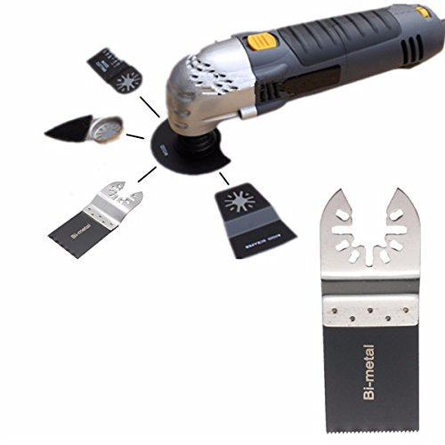 20PCS Bi-Metal Oscillating Multitool Quick Release Oscillating Saw Blades Fits Fein Multimaster, Porter Cable, Black&Decker, Bosch Craftsman, Ridgid, Makita, Milwaukee, Dewalt etc